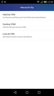 Pulsa Lista de FDN.
