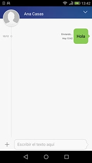 Pulsa el icono de inicio para terminar y regresar a la pantalla de inicio.