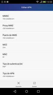 Pulsa Tipo de APN.
