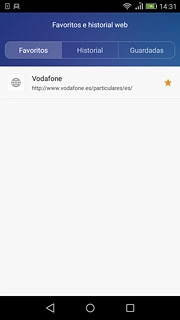 Pulsa el favorito deseado.