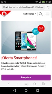 Pulsa el icono de inicio para terminar y regresar a la pantalla de inicio.