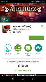 Para comprar una app:Pulsa el precio.