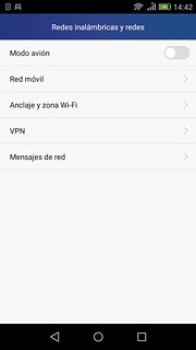 Pulsa Anclaje y zona Wi-Fi.