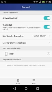 Pulsa el icono de inicio para terminar y regresar a la pantalla de inicio.