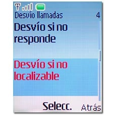 Desvío si no localizable