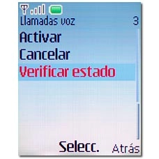 Verificar estado, véase 3c.