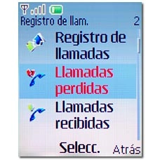 Llamadas perdidas