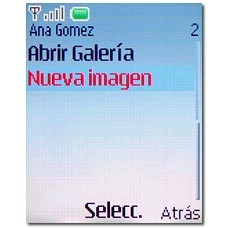 Si selecciona Nueva imagen: