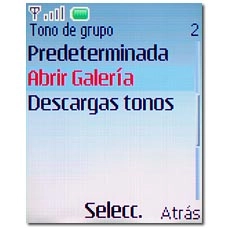 Si selecciona Abrir Galería: