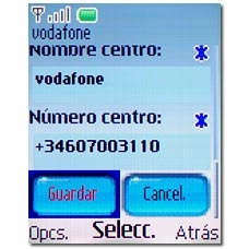 Vaya a Guardar y pulse la tecla de navegación.