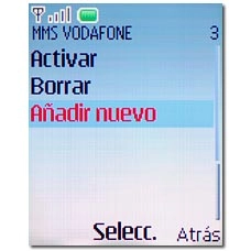 Vaya a Añadir nuevo y pulse la tecla de navegación.