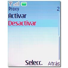 Vaya a Desactivar y pulse la tecla de navegación.