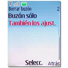 Vaya a También los ajust. y pulse la tecla de navegación.