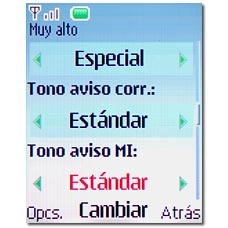 Tono aviso MI, véase 3g.