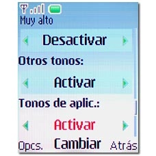 Tonos de aplic., véase 3k.