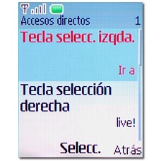 Elija una de las siguientes teclas de acceso directo:Tecla selecc. izqda., véase 2a.