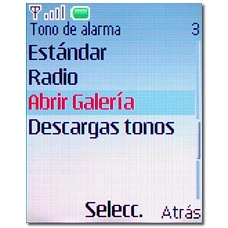 Si selecciona Abrir Galería: