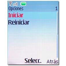 Elija Iniciar y pulse la tecla de navegación.La toma de tiempo continúa a partir del tiempo tomado hasta ahora.