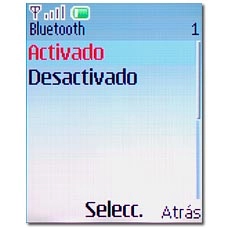 Vaya a Activado y pulse la tecla de navegación.