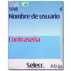 Vaya a Contraseña y pulse la tecla de navegación.