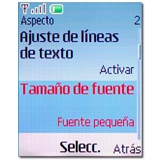 Tamaño de fuente, véase 2b.