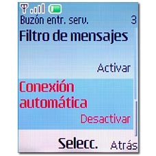 Conexión de automática, véase 2b.