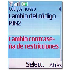Cambio contraseña de restricciones, véase 2d.