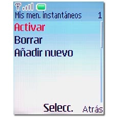 Vaya a Activar y pulse la tecla de navegación.