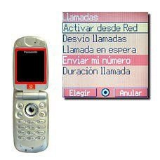Vaya a Enviar mi número y pulse la Tecla de navegación.