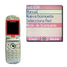 Vaya a Modo de búsqueda y pulse la Tecla de navegación.