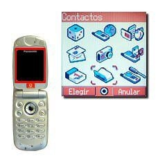 Vaya a Contactos y pulse la Tecla de navegación.