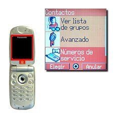 Vaya a Números de servicio y pulse la Tecla de navegación.