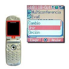 Vaya a Unir y pulse la Tecla de navegación.Todos los interlocutores pueden ahora comunicarse entre sí.