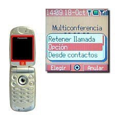 Vaya a Opción y pulse la Tecla de navegación.