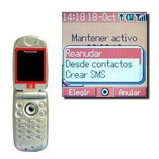 Vaya a Reanudar y pulse la Tecla de navegación para activar la llamada pasiva.
