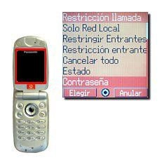 Vaya a Contraseña y pulse la Tecla de navegación.