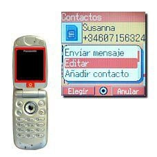 Vaya a Editar y pulse la Tecla de navegación.