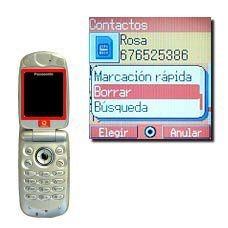 Elija Borrar y pulse la Tecla de navegación.