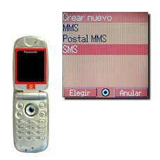 Vaya a SMS y pulse la Tecla de navegación.