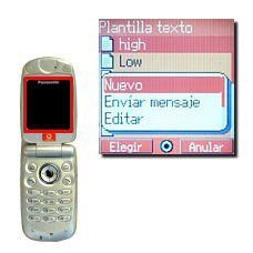 Vaya a Nuevo y pulse la Tecla de navegación.Escriba el texto deseado.