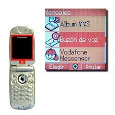 Vaya a Buzón de voz y pulse la Tecla de navegación.
