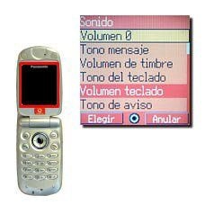 Vaya a Volumen teclado y pulse la Tecla de navegación.