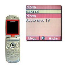 Vaya a Idioma y pulse la Tecla de navegación.