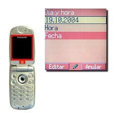 Elija Fecha y pulse la Tecla de navegación.Introduzca la fecha.