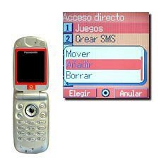 Vaya a Añadir y pulse la Tecla de navegación.