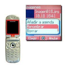 Elija Renombrar y pulse la Tecla de navegación.
