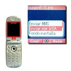 Enviar por IrDA, véase 2b.