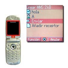 Elija Enviar y pulse la Tecla de navegación.La pantalla muestra que se envía el mensaje multimedia.