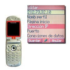 Elija Dirección IP y pulse la Tecla de navegación.