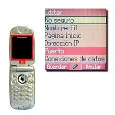 Vaya a Puerto y pulse la Tecla de navegación.